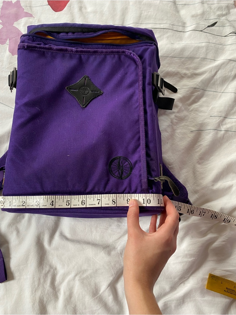 Purple Backpack — Compact Daily Carry - Picture 10 of 13